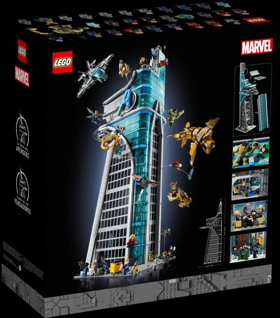 LEGO Marvel Avengers Tower Box Art