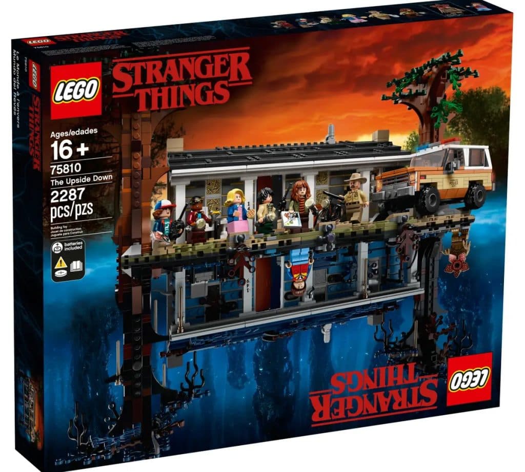 Lego Stranger Things The Upside Down box art
