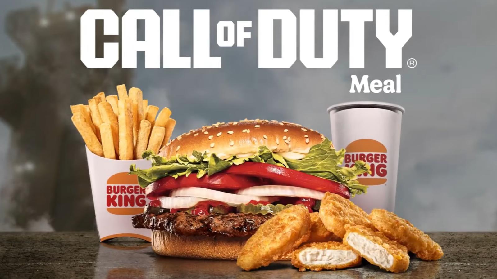an image of burger king modern warfare 3 promo