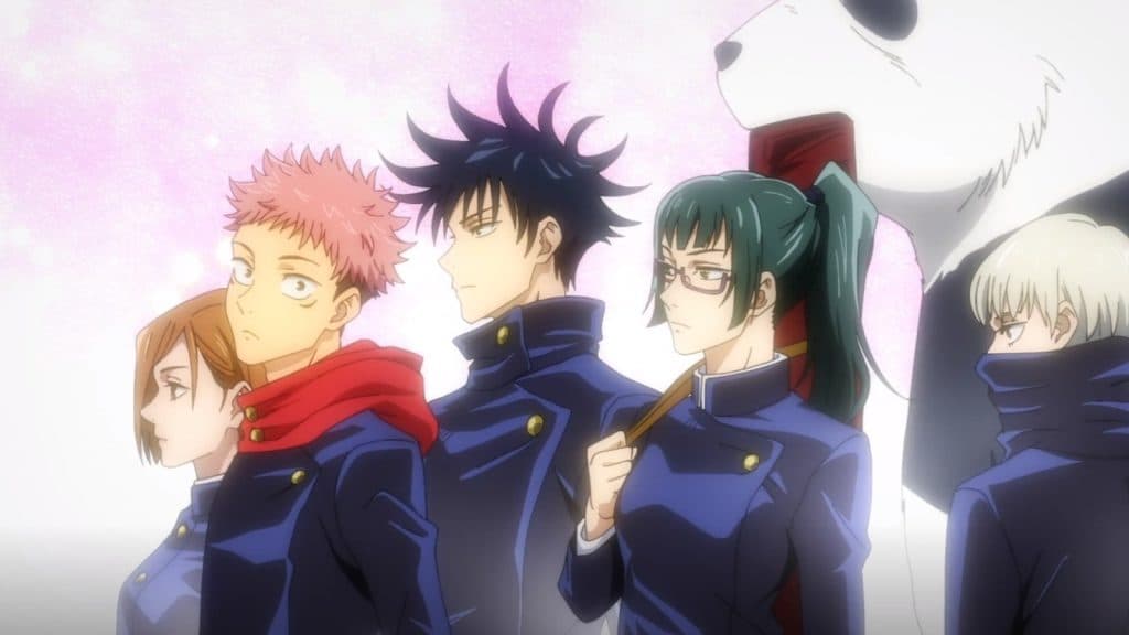 An image of Gojo's students from Jujutsu Kaisen