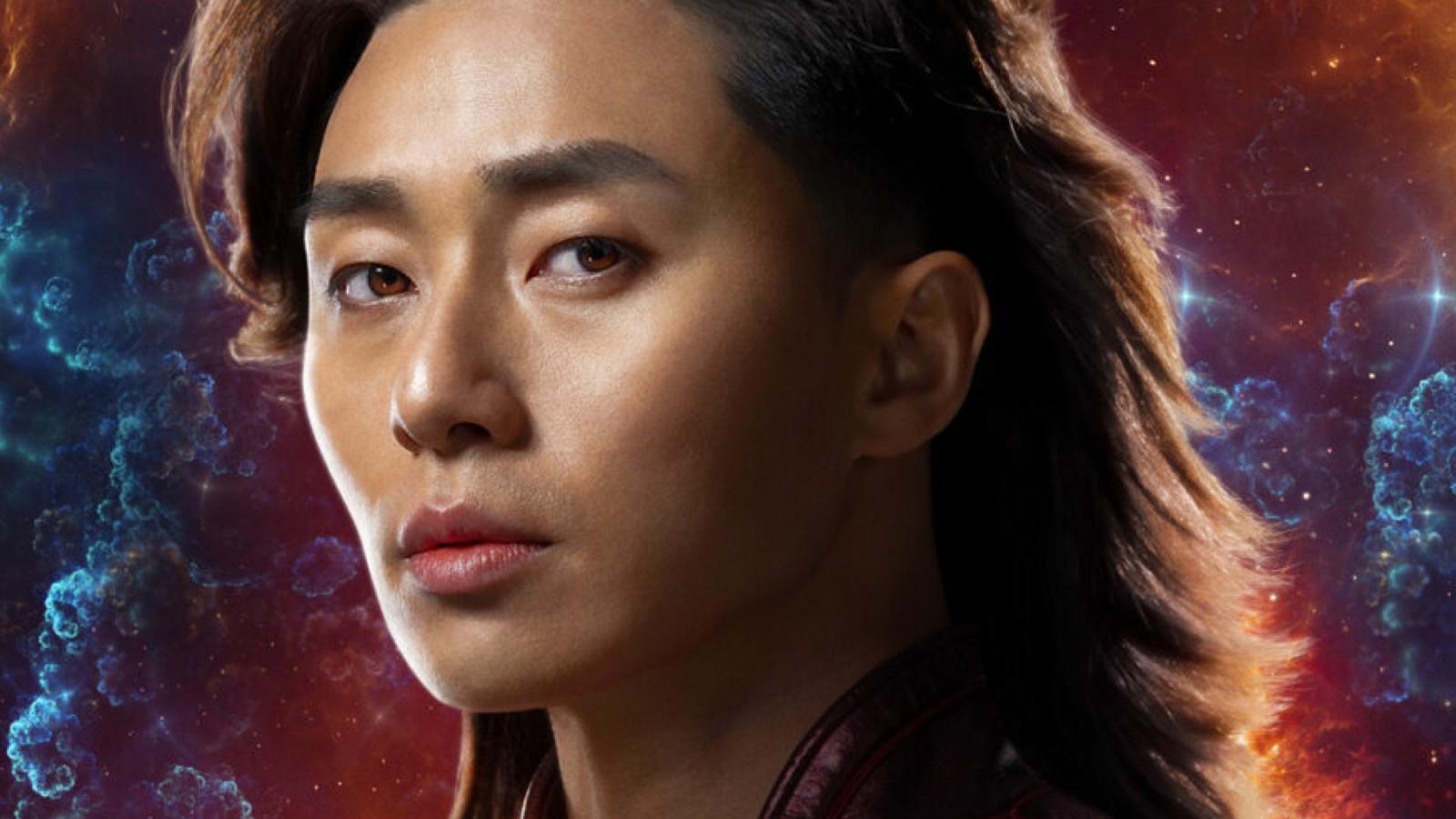 Seo-Jun Park on The Marvels poster as Prince Yan.