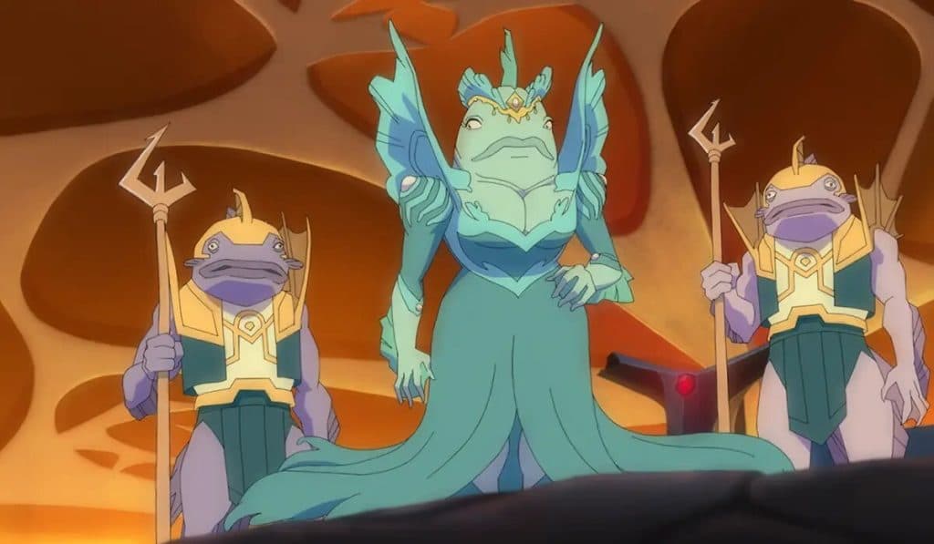 Queen Aquaria in Invincible Season 2 Episode 2