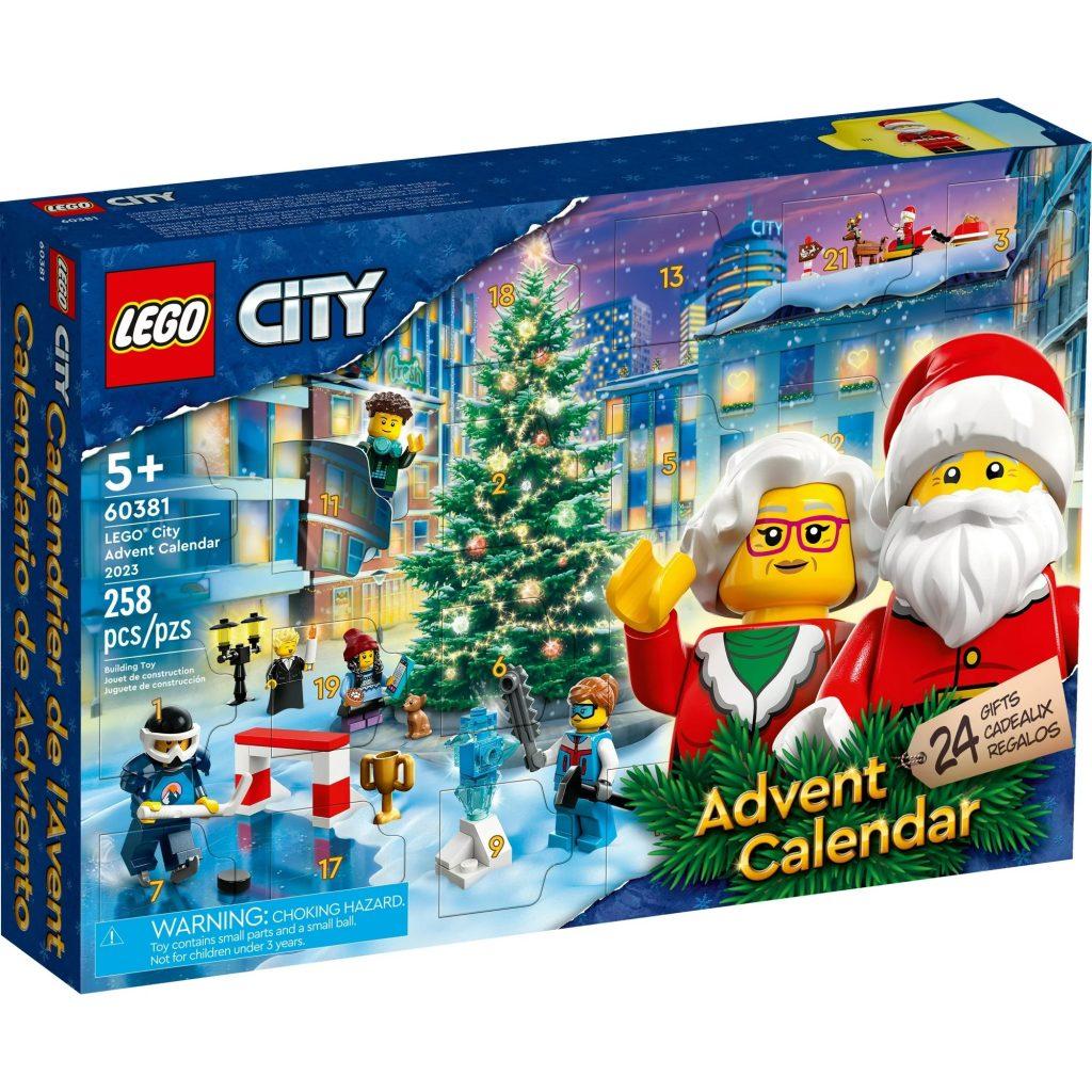 Lego City 2023 advent calendar box