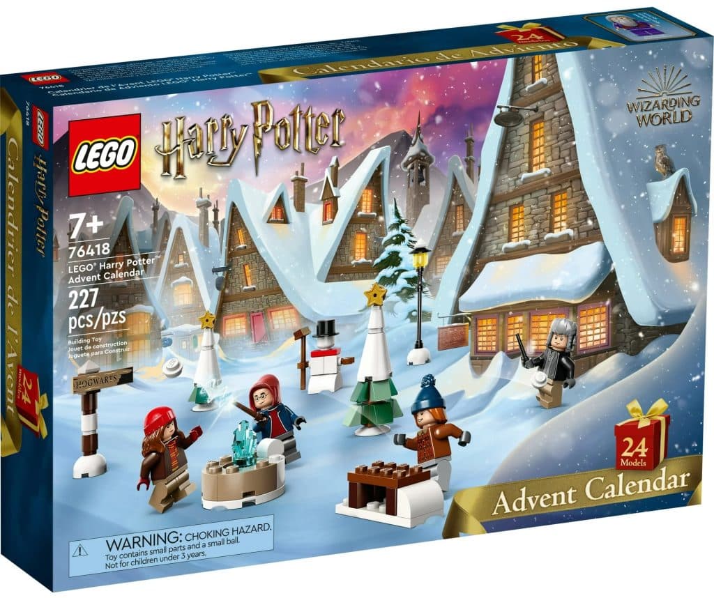 Lego Harry Potter 2023 advent calendar box