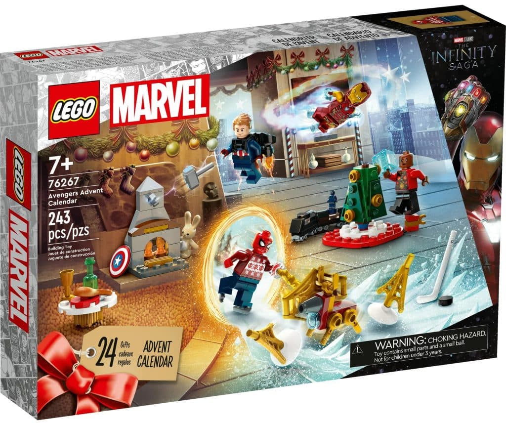 Lego Marvel Avengers 2023 advent calendar box