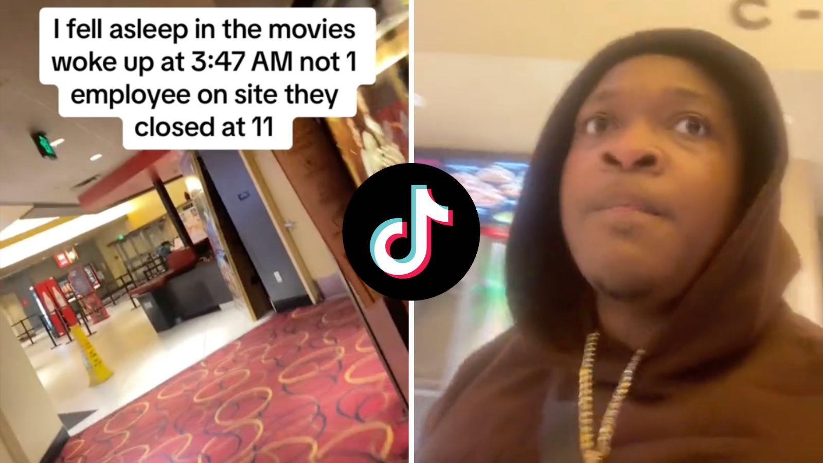 Man gets locked up in cinema after falling asleep during horror movie