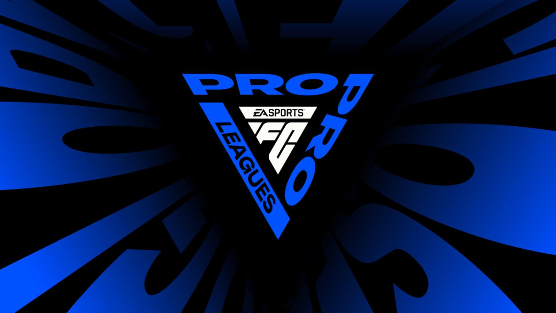 EA SPORTS FC Pro leagues logo in blue and black
