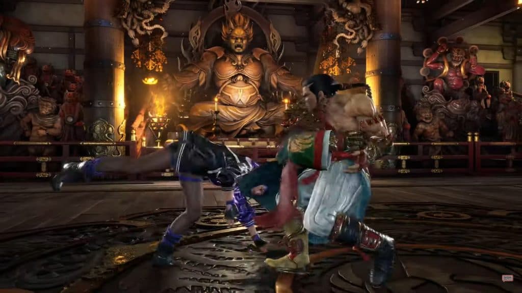 A screenshot of Reina in Tekken 8
