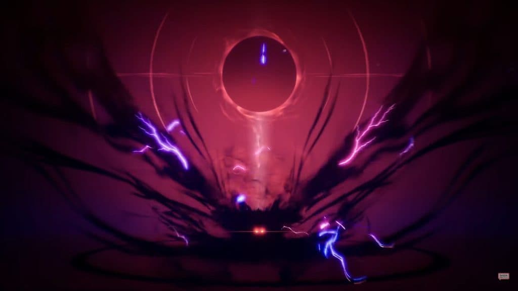 A screenshot of Reina's Rage Art from Tekken 8
