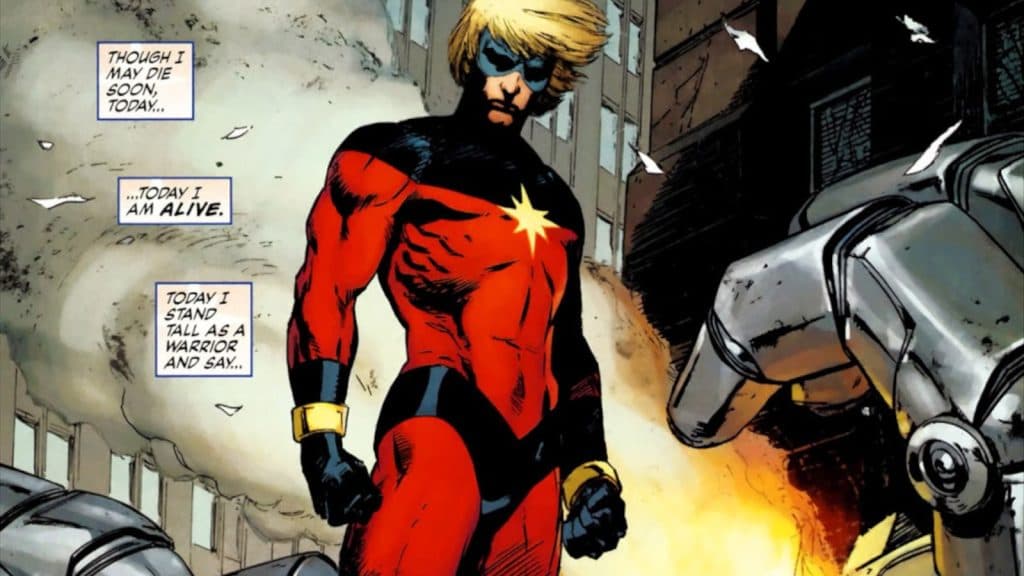 A Skrull imposter of Captain Marvel