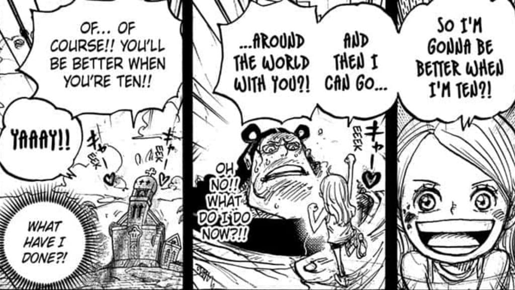 A panel from One Piece manga