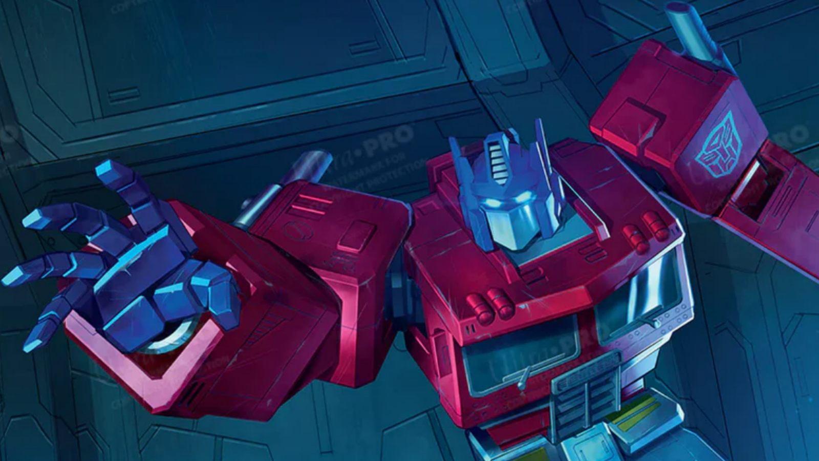MTG Transformers Optimus Prime header