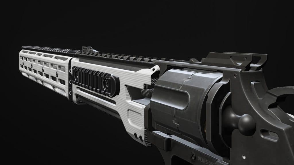 TYR pistol with JAK Beholder Rifle Kit equipped.