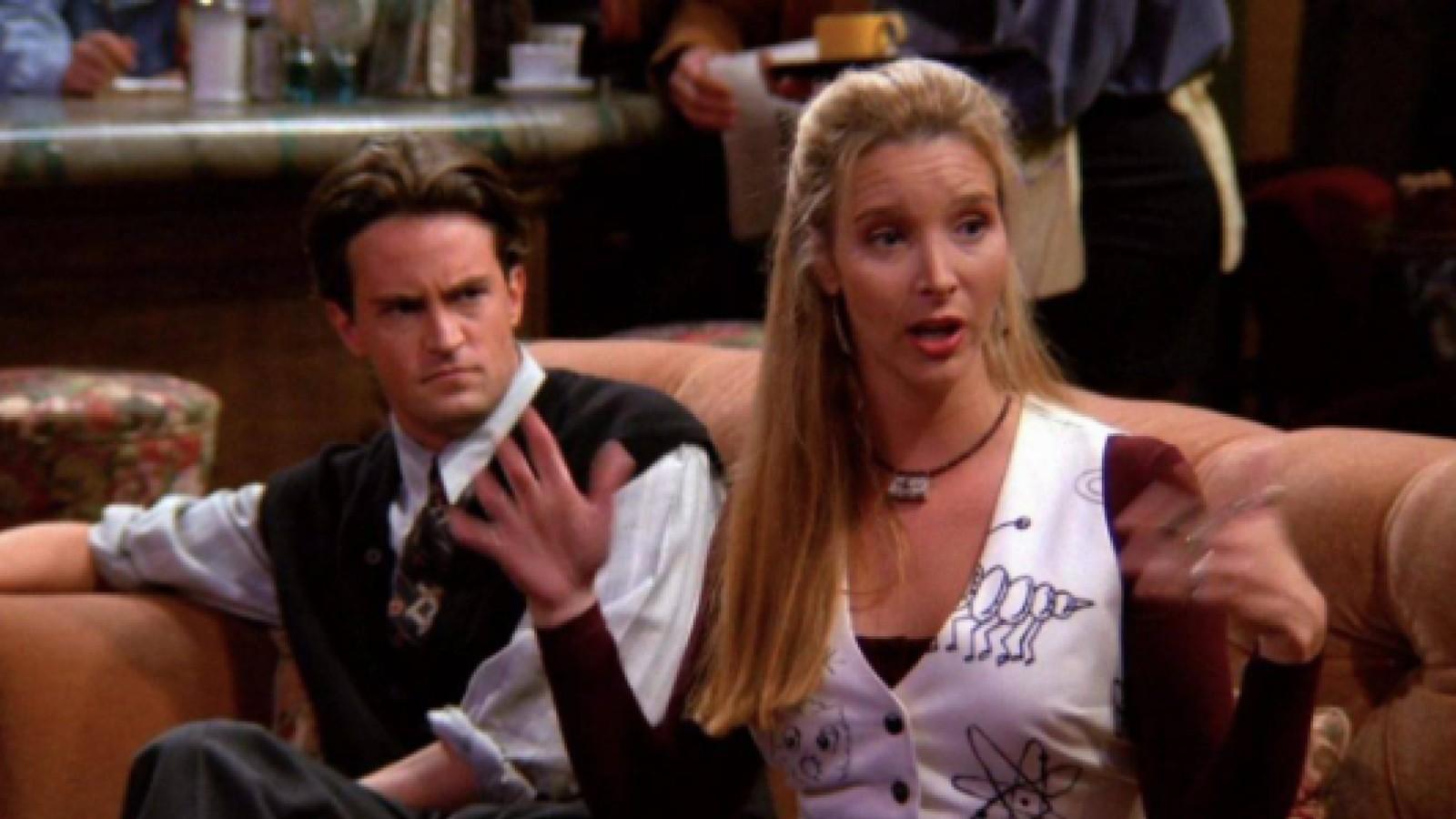 Matthew Perry and Lisa Kudrow in Friends