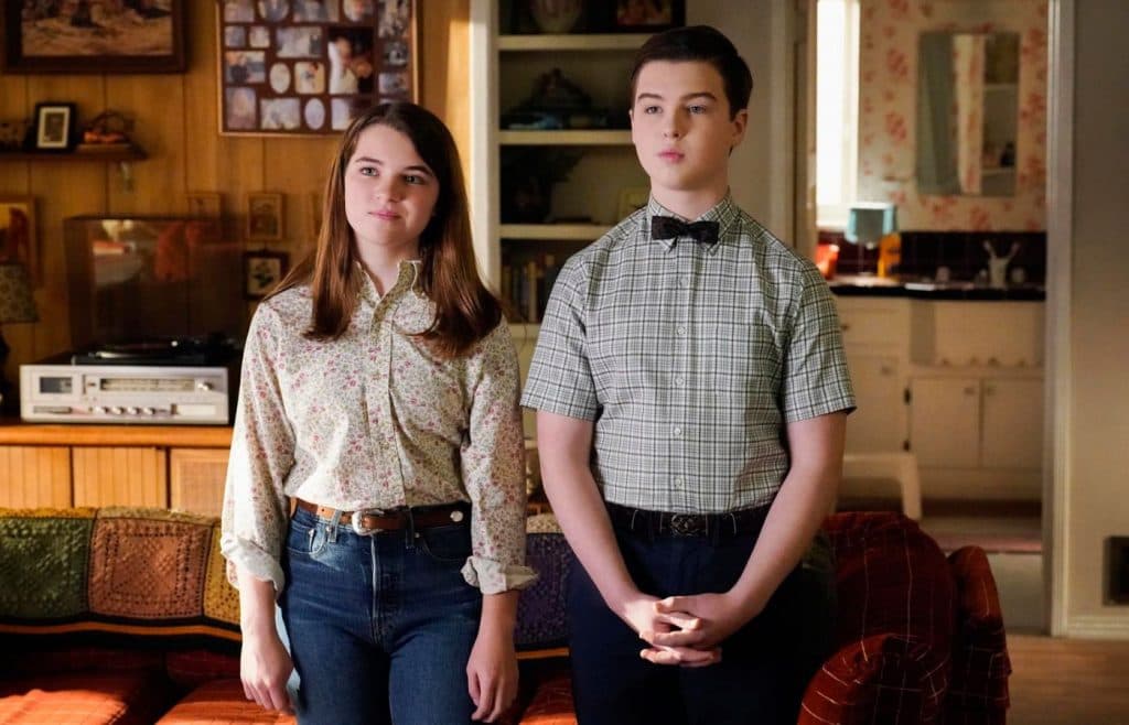The cast of Young Sheldon