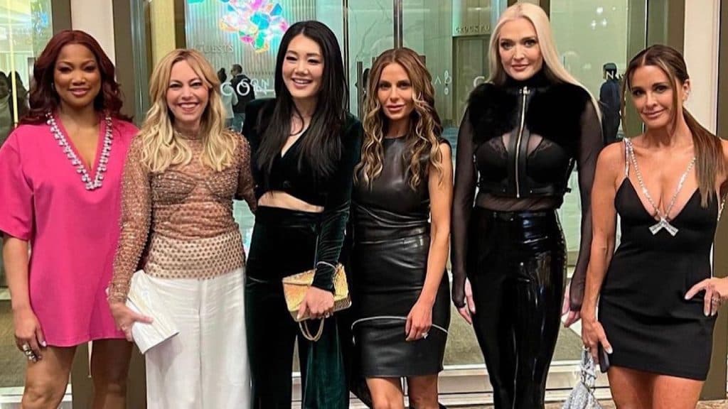 The Real Housewives of Beverly Hills - Garcelle Beauvais, Sutton Stracke, Crystal Minkoff, Dorit Kemsley, Erika Jayne, and Kyle Richards.