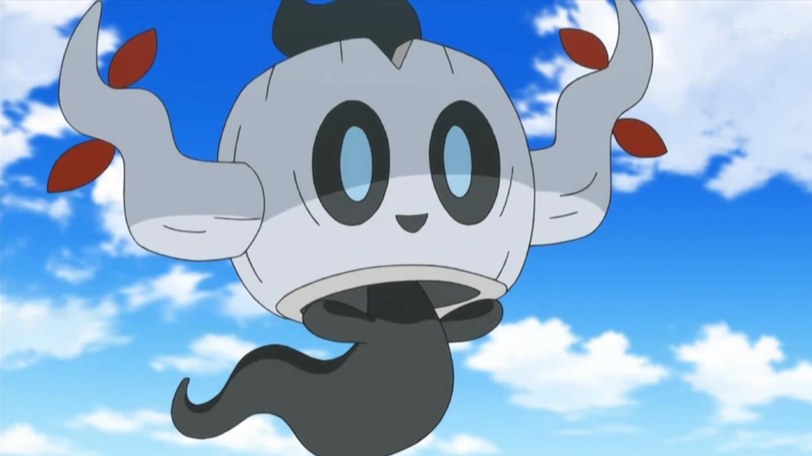 Shiny Phantump from Pokemon XY episode 'Making Friends and Influencing Villains!'