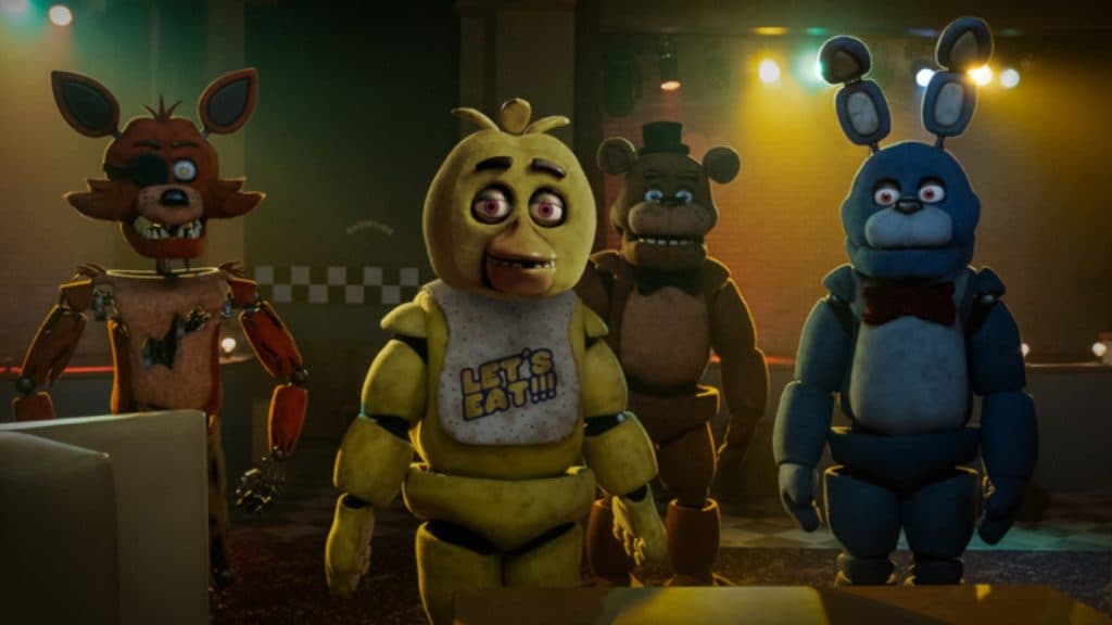 The animatronics in Five Nights at Freddy's.