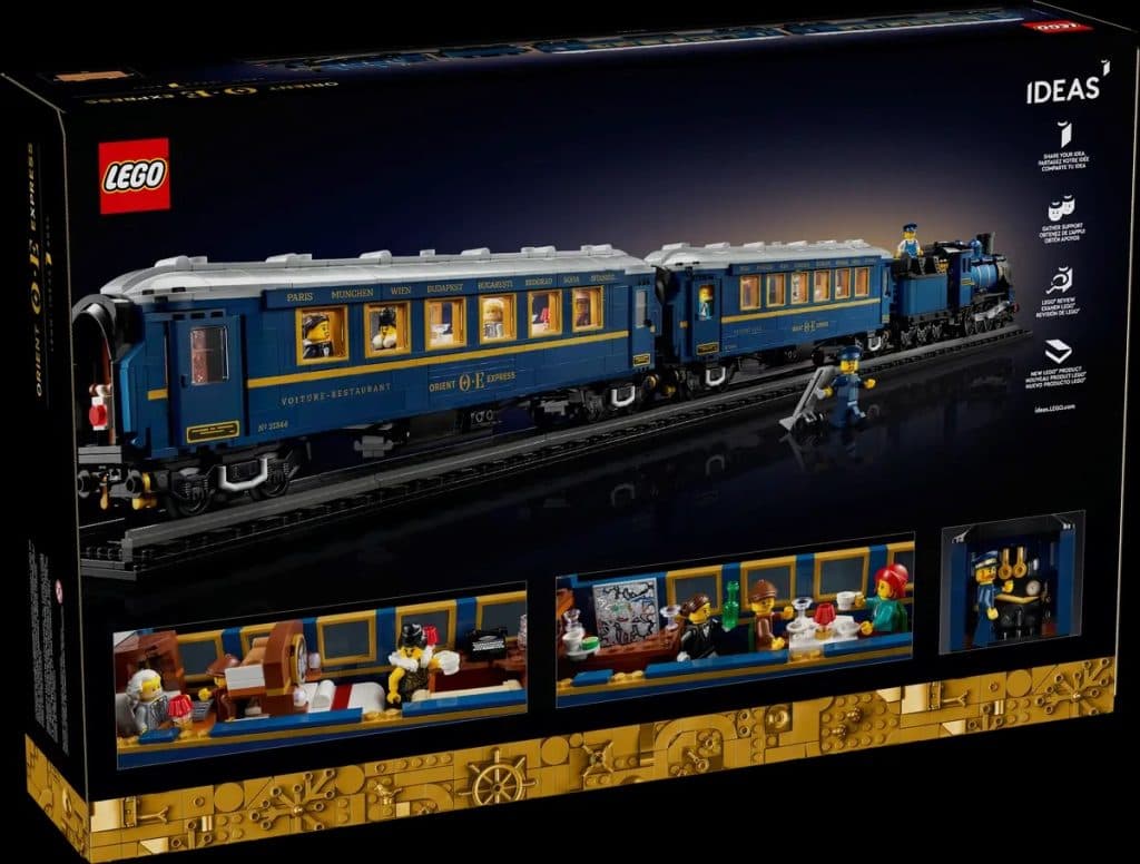LEGO Ideas The Orient Express Train box back