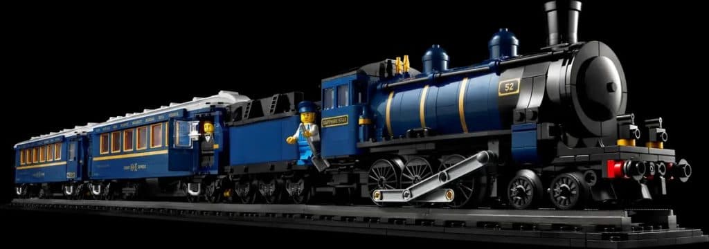 LEGO Ideas The Orient Express Train side shot