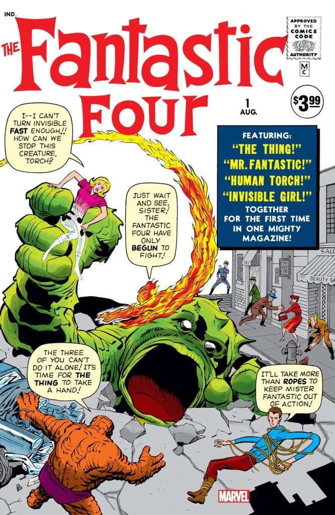 Fantastic Four #1 cover art