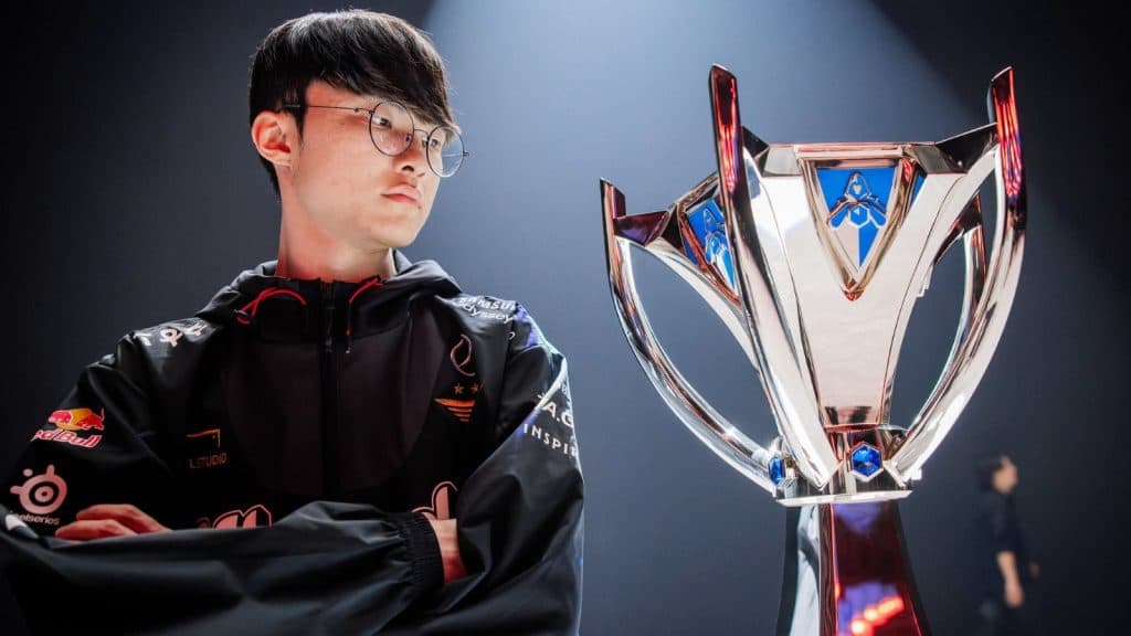 Faker at Worlds 2023