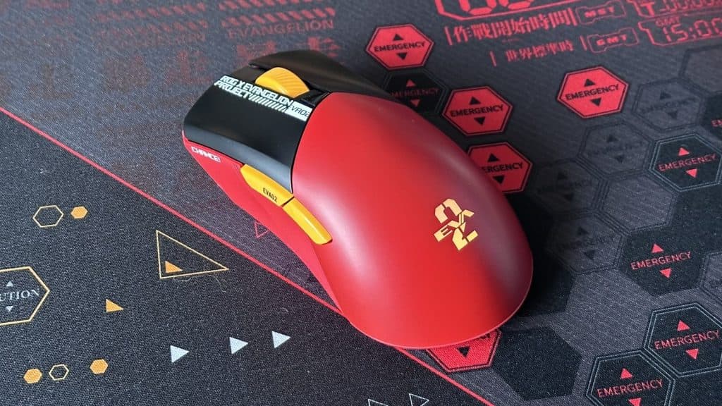 ROG Eva Mouse on mousemat