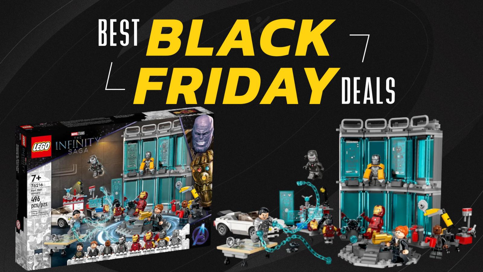 Black friday deals LEGO Marvel Iron Man Armory cover image