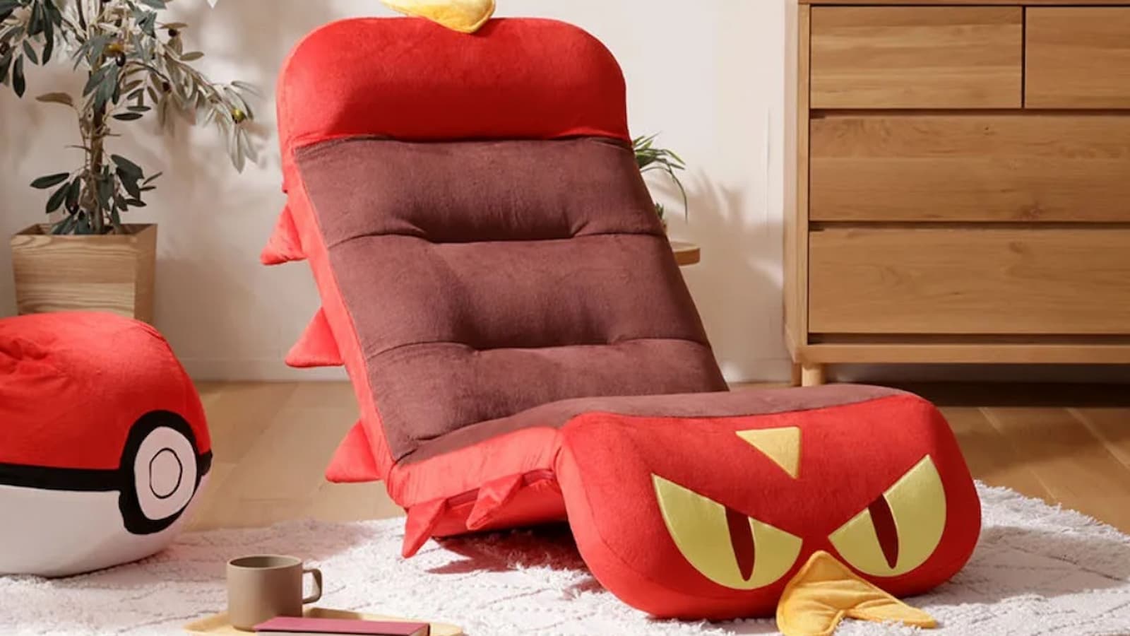 Sizzlipede child chair made by The Pokemon Company