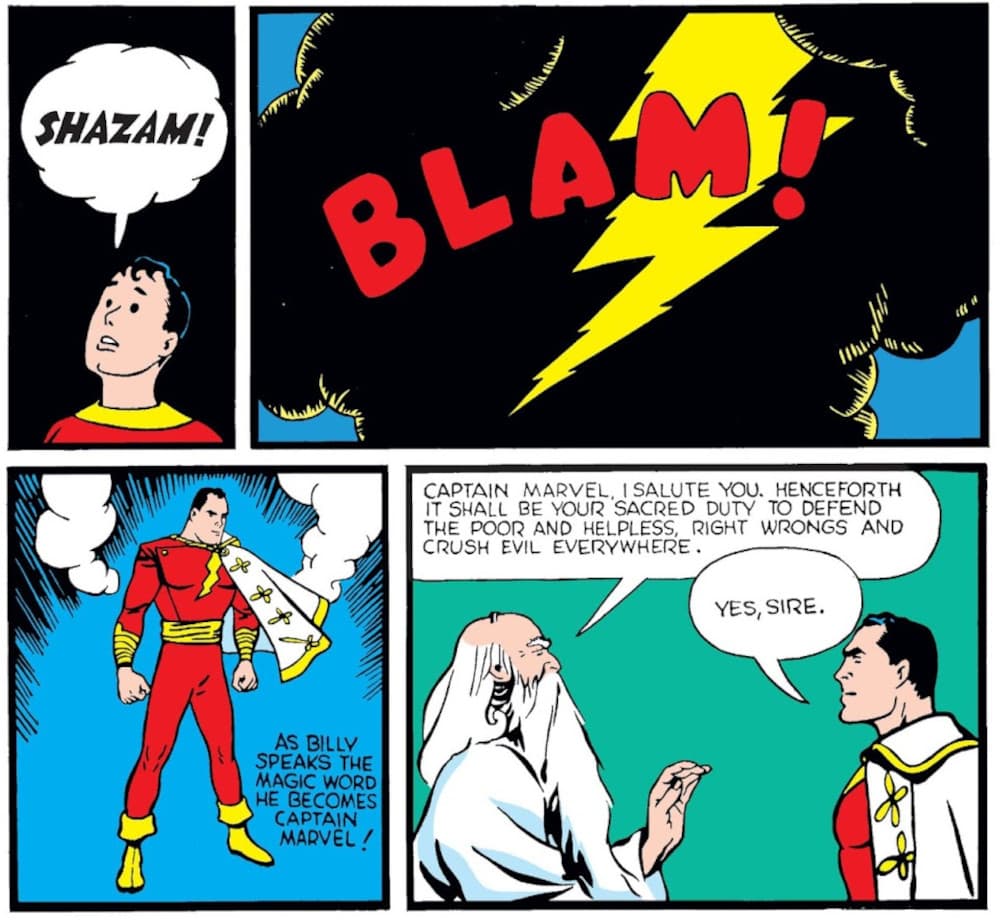 Captain Marvel makes his debut in Whiz Comics #2