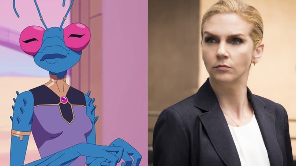 Invincible voice actor Rhea Seehorn and Andressa.