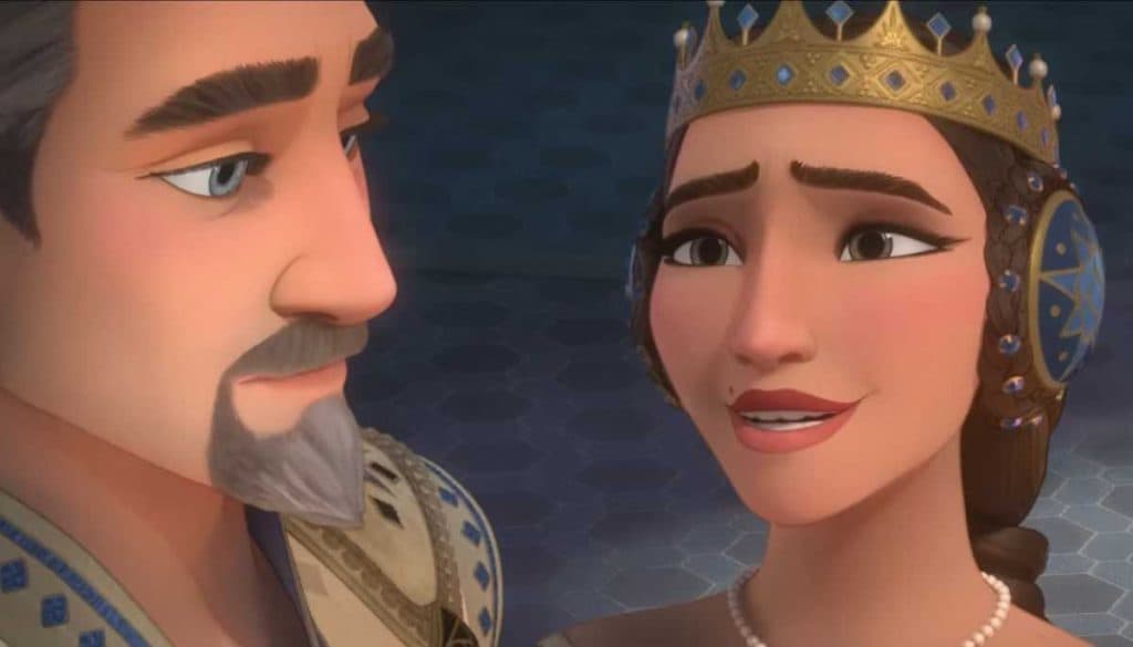 Queen Amaya in Disney's Wish cast