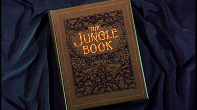 The storybook in Jungle Book