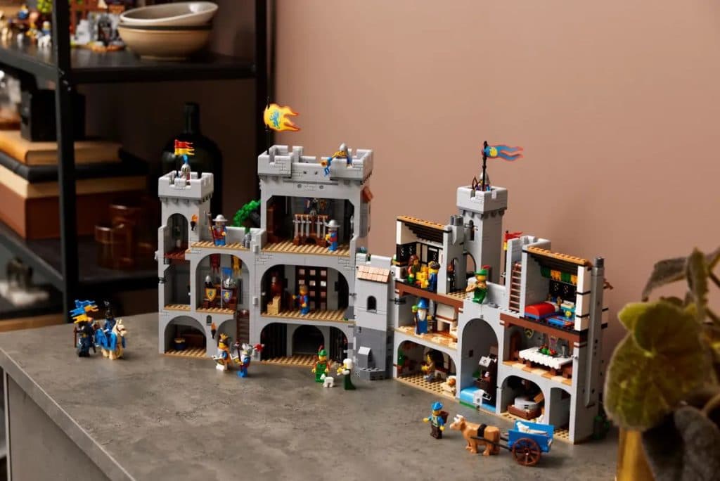 LEGO Icons Lion Knights' Castle interior