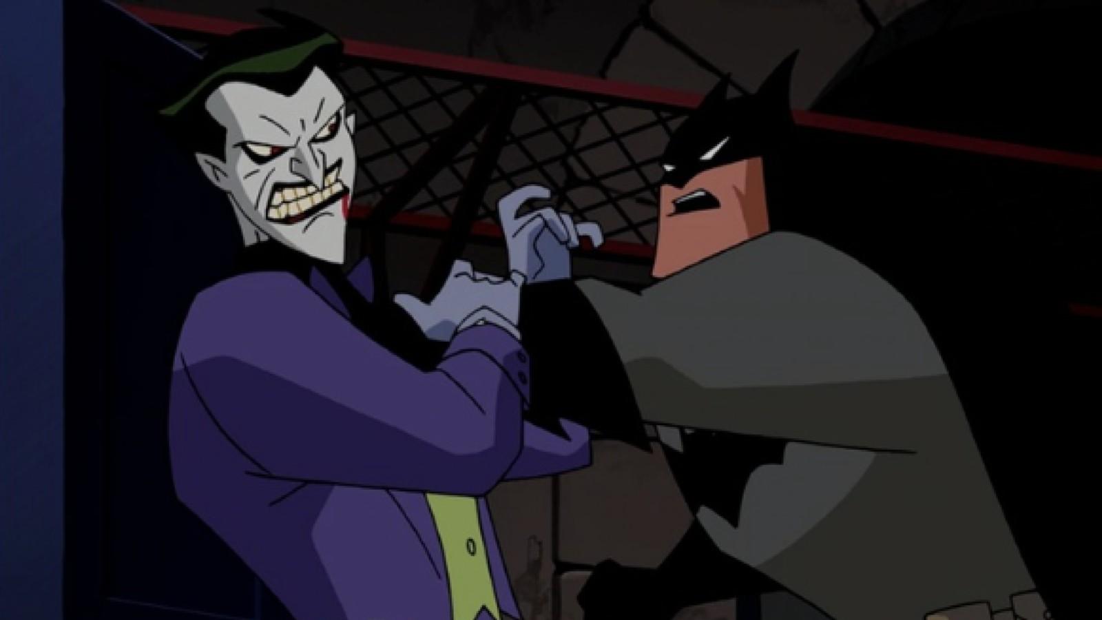 Joker and Batman in Batman Beyond: Return of the Joker