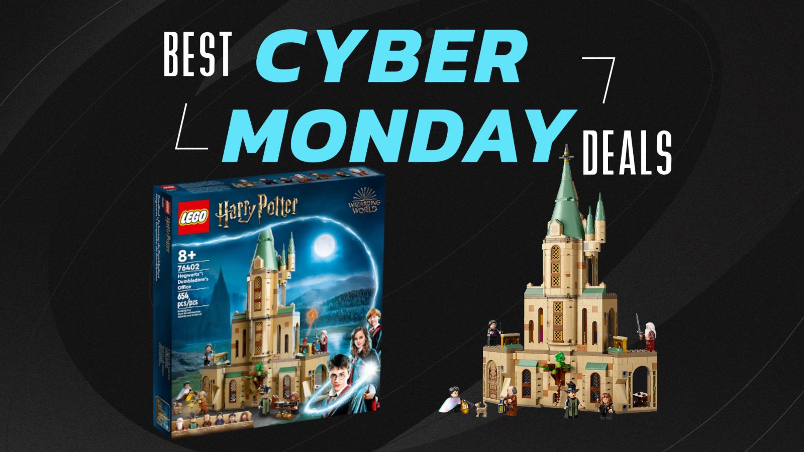 Cyber Monday Deals LEGO Harry Potter Hogwarts Dumbledore's office Cover Image