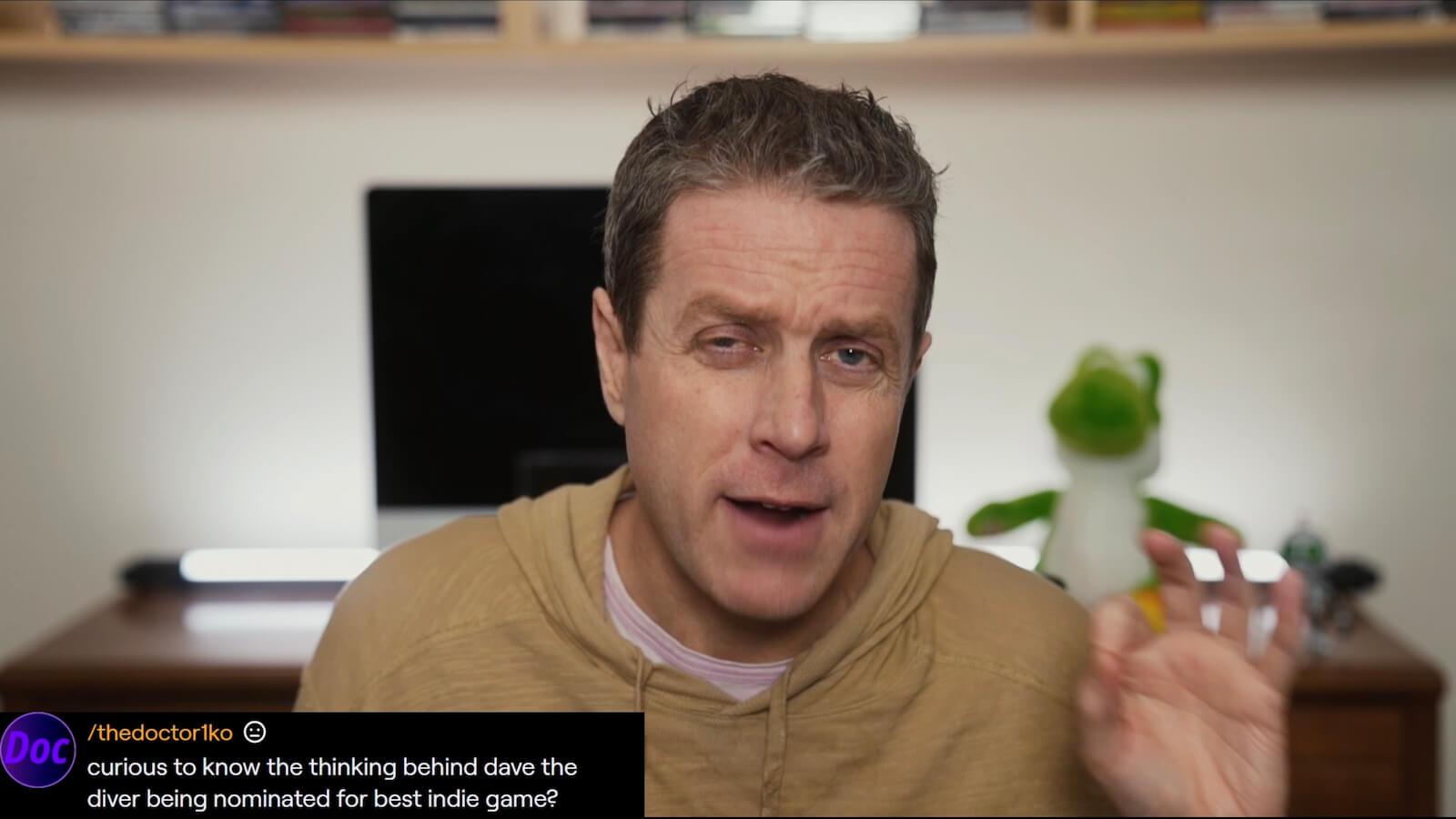 Geoff Keighley responds to backlash surrounding Dave the Diver's TGA "Best Indie" nomination