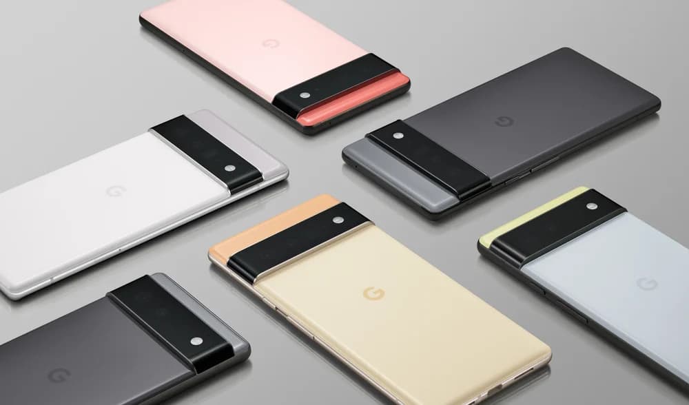 Google Pixel 6 Pro in all color options