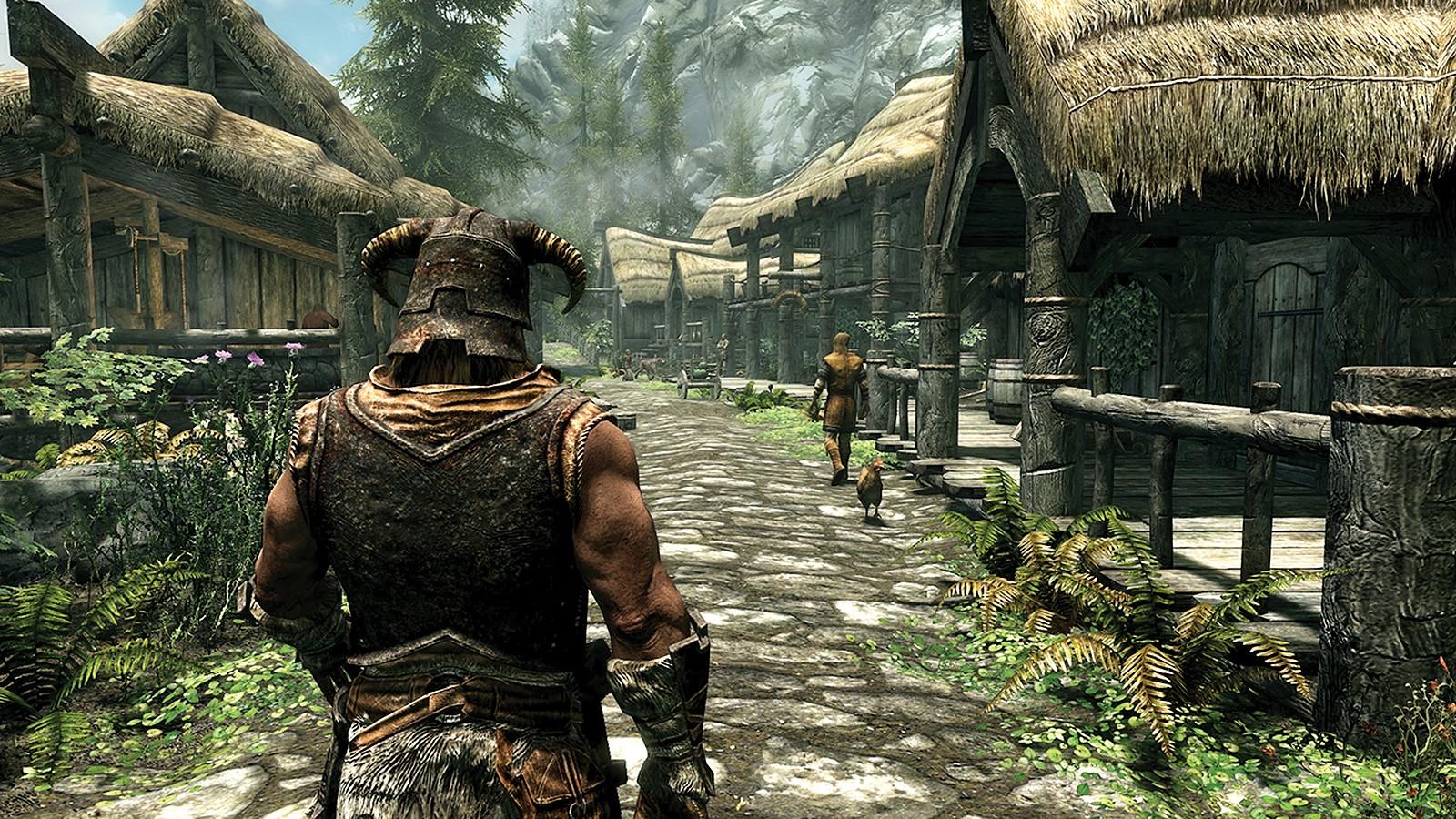An adventurer sets out on their journey into Skyrim