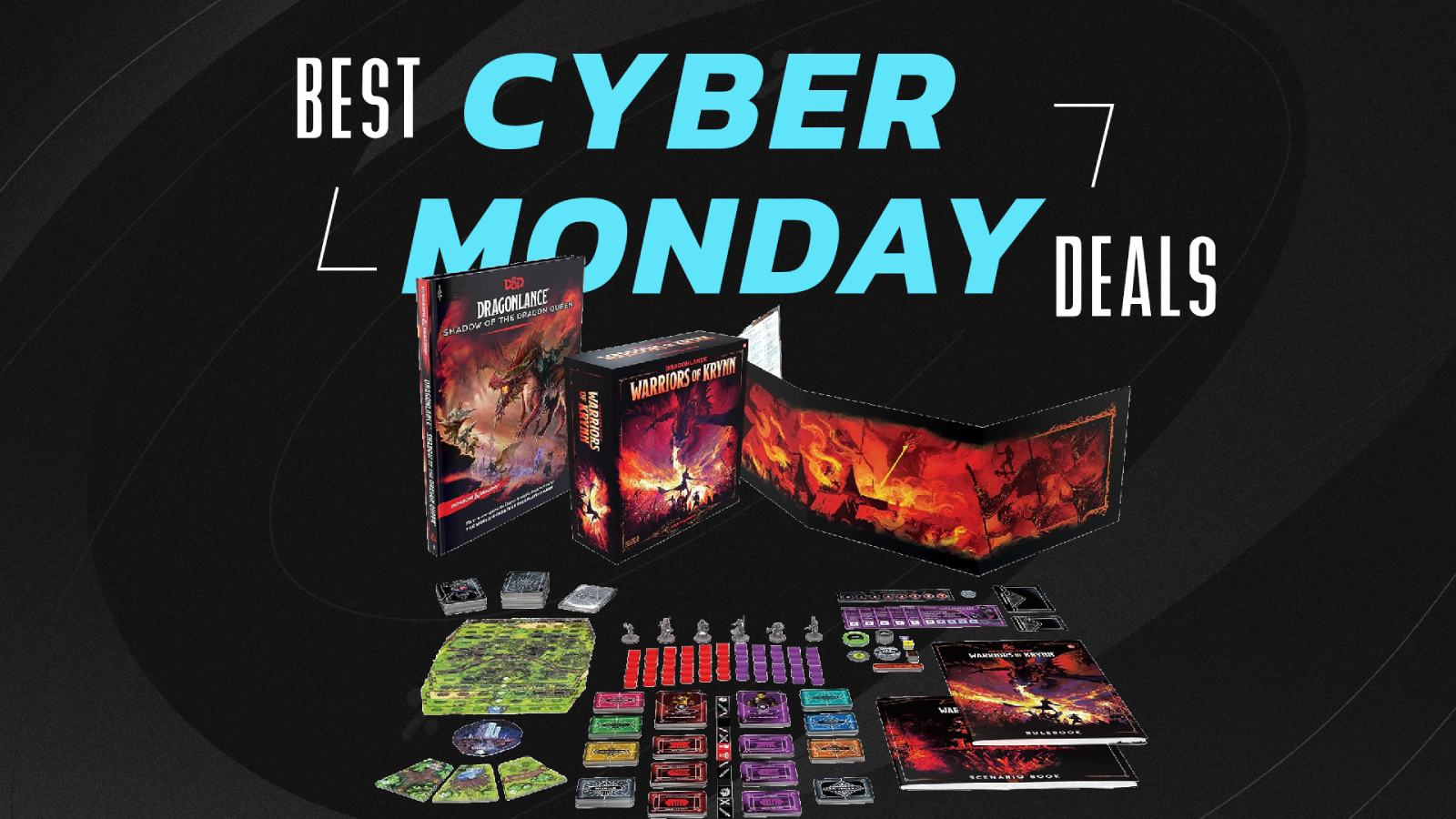 D&D Draognlance deluxe edition on cyber monday background