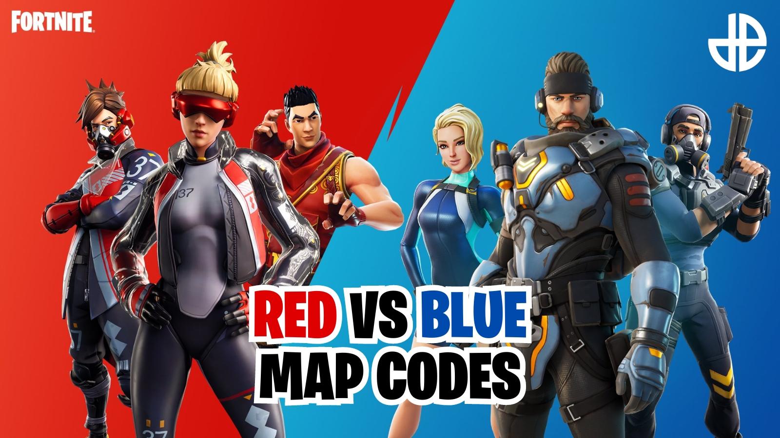 Fortnite Red vs Blue Map codes