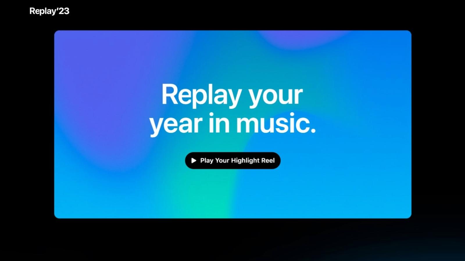 Apple Music Replay 2023