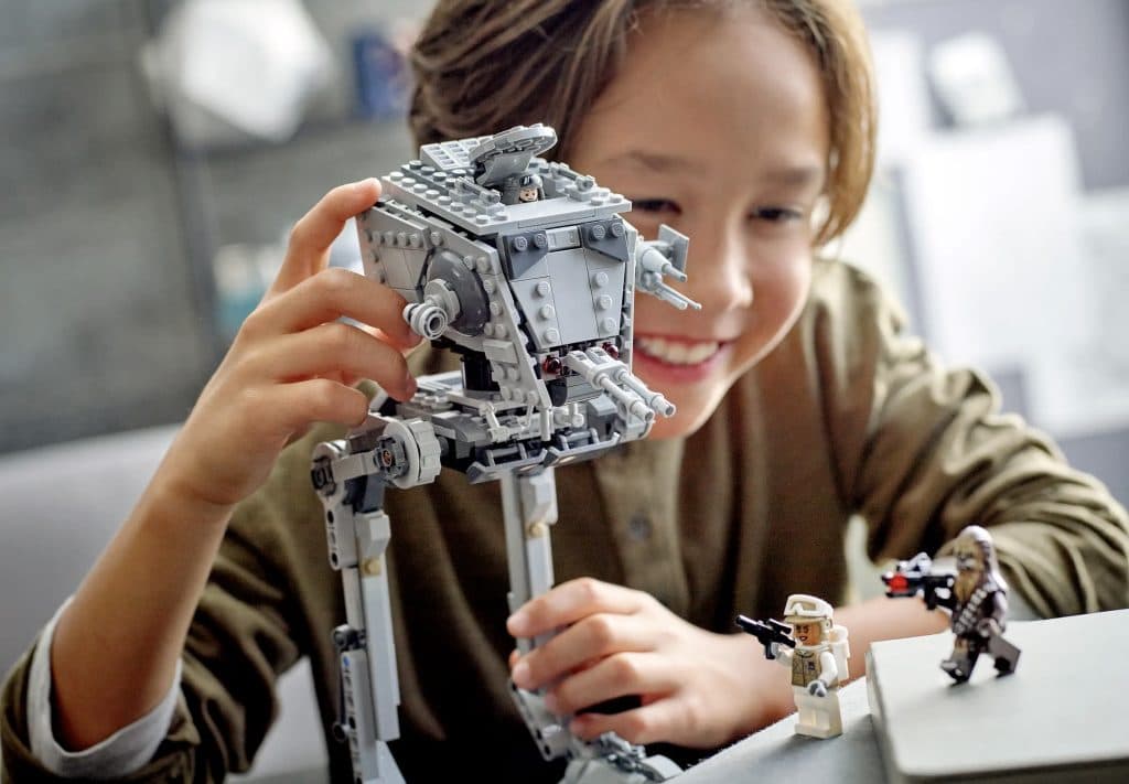 The LEGO Star Wars Hoth AT-ST.