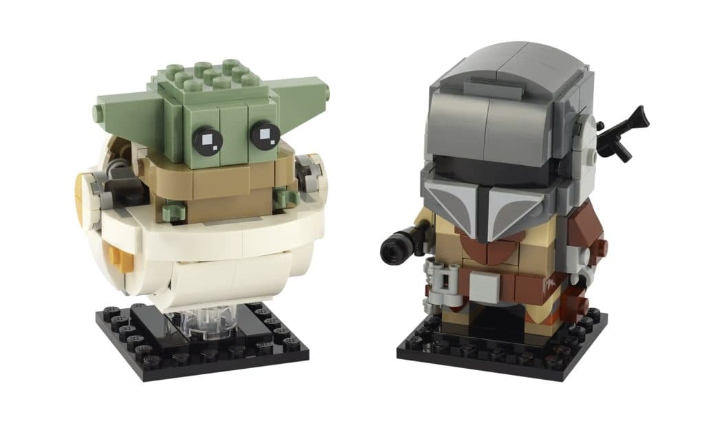 The Mandalorian and the Child LEGO set from Star Wars: The Mandalorian. 