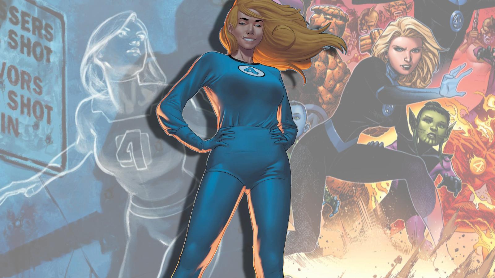 Invisible Woman as she appears in Marvel Comics