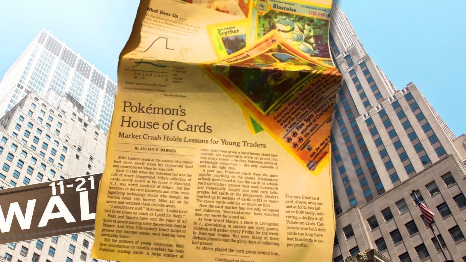 New York Times article from 1999 giving Pokemon card traders hilarious advice.