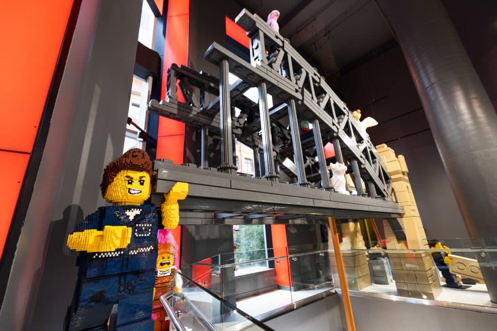 The LEGO Sydney Harbour Bridge.