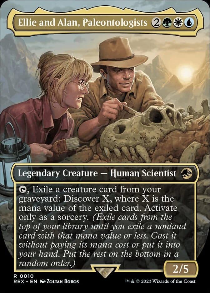 MTG Jurassic World discover card