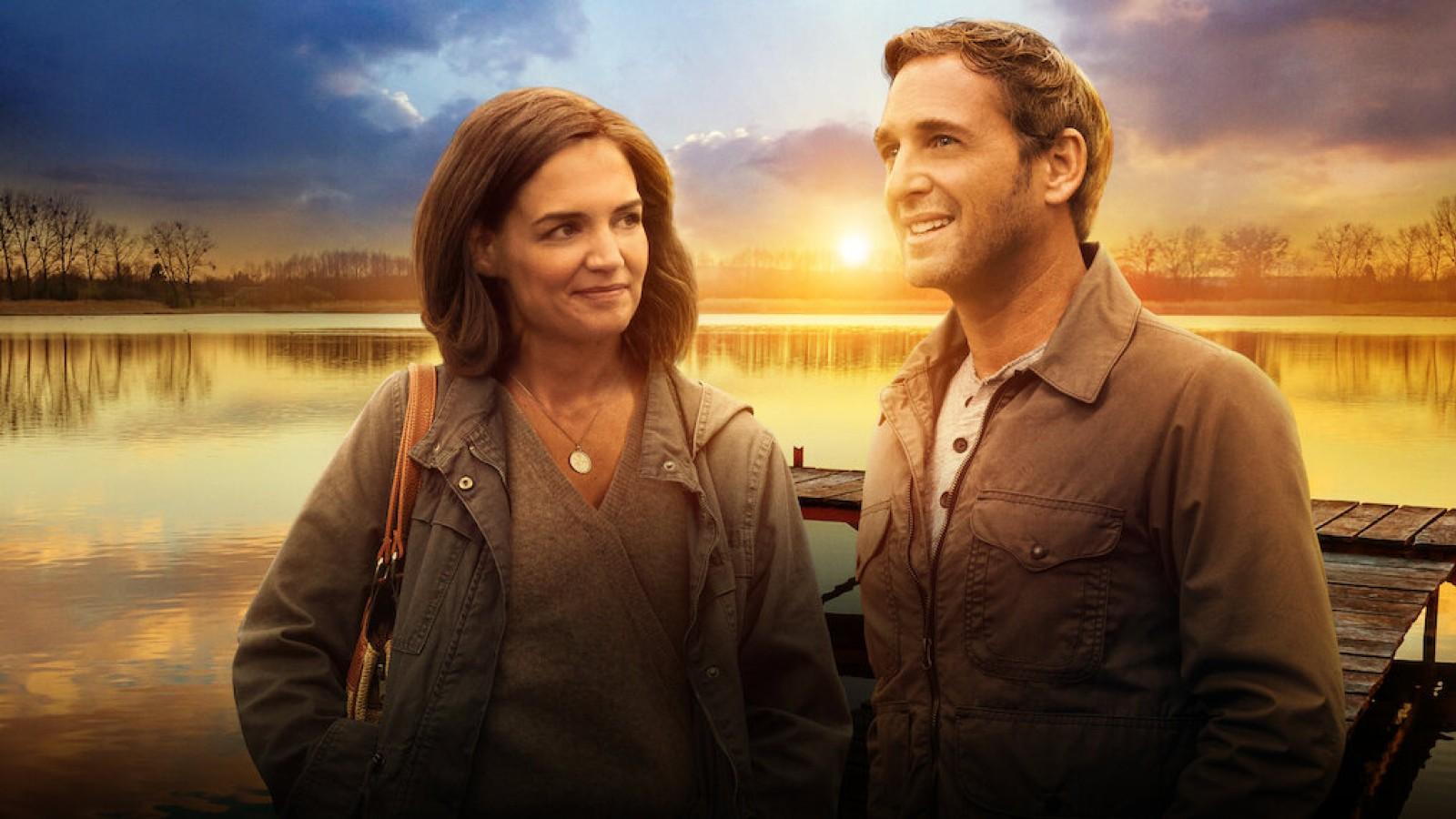 Katie Holmes looking lovingly at Josh Lucas in The Secret: Dare to Dream.