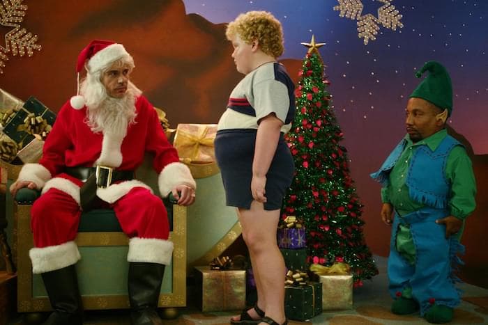 The cast of Bad Santa, one of the best Christmas movies